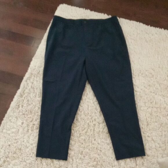 Banana Republic Airstretch tapered jogger in preppy navy size large NWOT 302842 - Picture 3 of 4